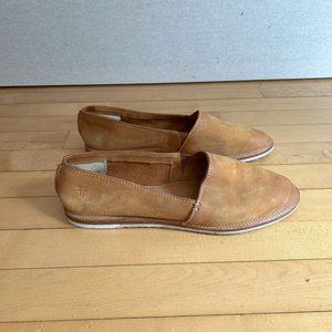 Frye Milly A Line - Women Slip On - Camel Nubuck Soft Leather - size 10M